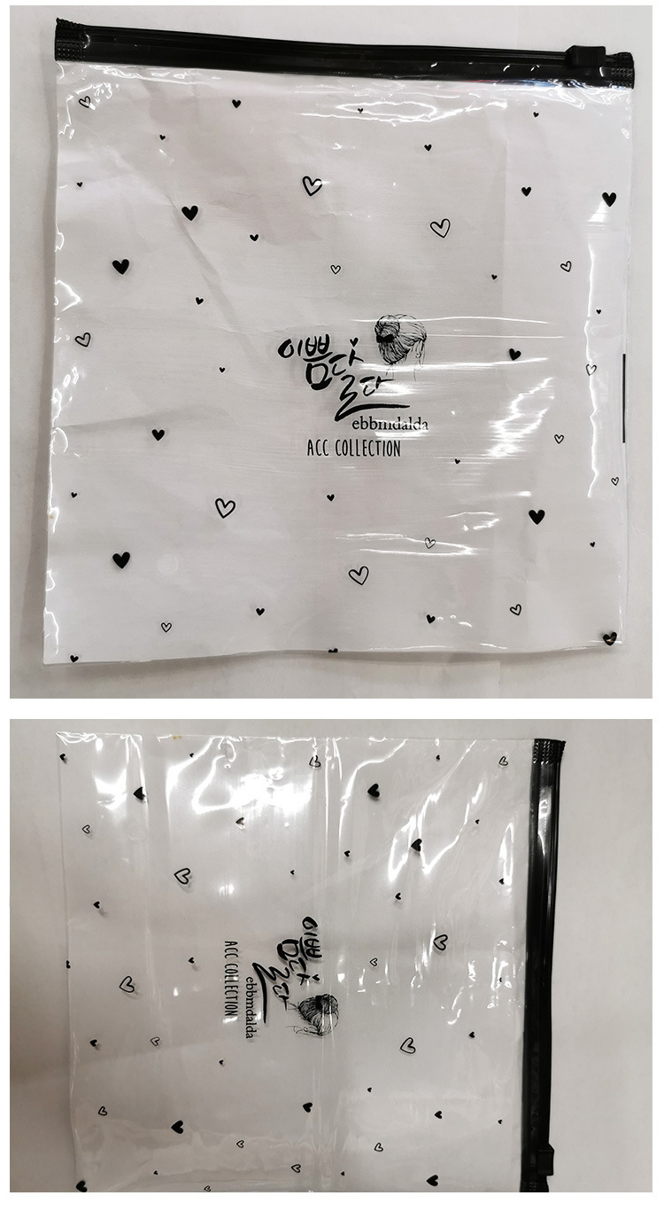 Factory Direct Supply Transparent Self-Sealing Zipper Bag Waterproof Dustproof Scarf Clothing Jewelry Bag Thickened Bone Strip Packaging Bag