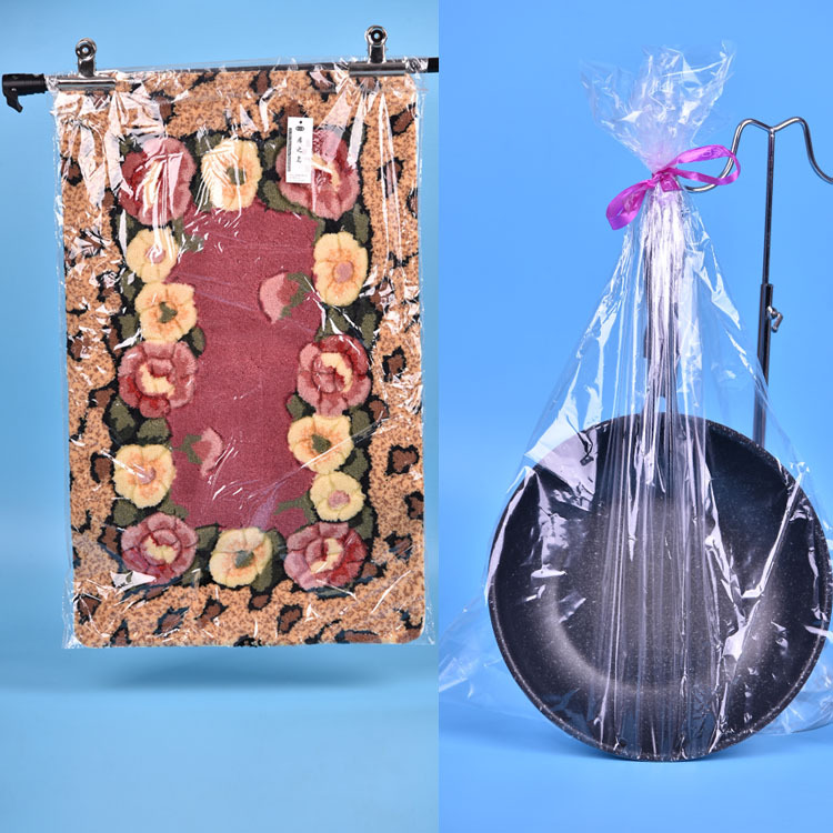 General merchandise packaging plastic bag PE material + zipper bag printing bag.