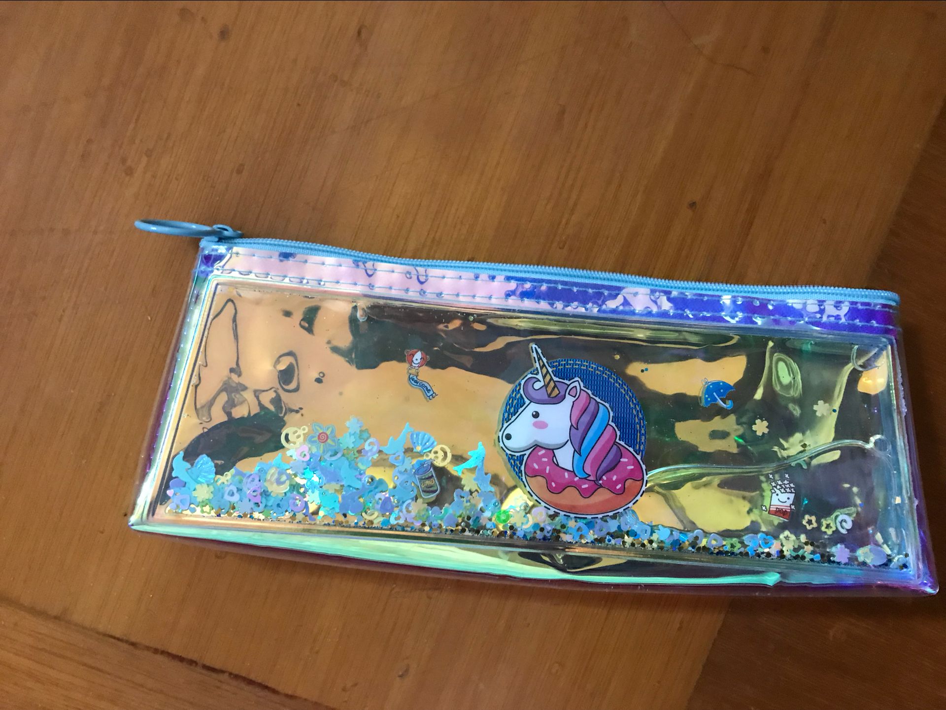 Customized PVC bag book cover book cover PVC flat pocket PVC quicksand bag three-dimensional bag three-dimensional book 