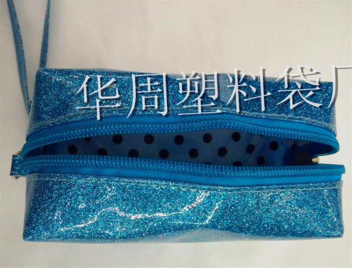 PVC flash powder lining cosmetic bag PVC bag PVC zipper bag PVC flash powder lining cosmetic bag PVC bag PVC zipper bag