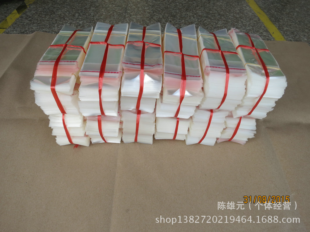 New Wholesale Transparent OPP Sealed Bag 6*15 Chuck Self-Adhesive Bag Multi-Purpose Plastic Sealed Bag Spot
