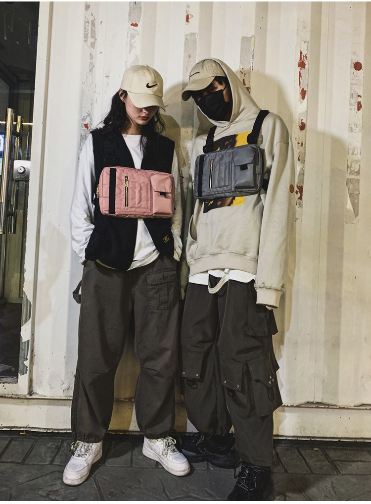 Internet Celebrity Same Style Function Combat Bag Ins Trendy Brand Crossbody Bag Men's Shoulder Multi-Functional Chest Bag Disco Jumping Vest Bag Internet Celebrity Same Style Function Combat Bag Ins Trendy Brand Crossbody Bag Men's Shoulder Multi-Functional Chest Bag Disco Jumping Vest Bag
