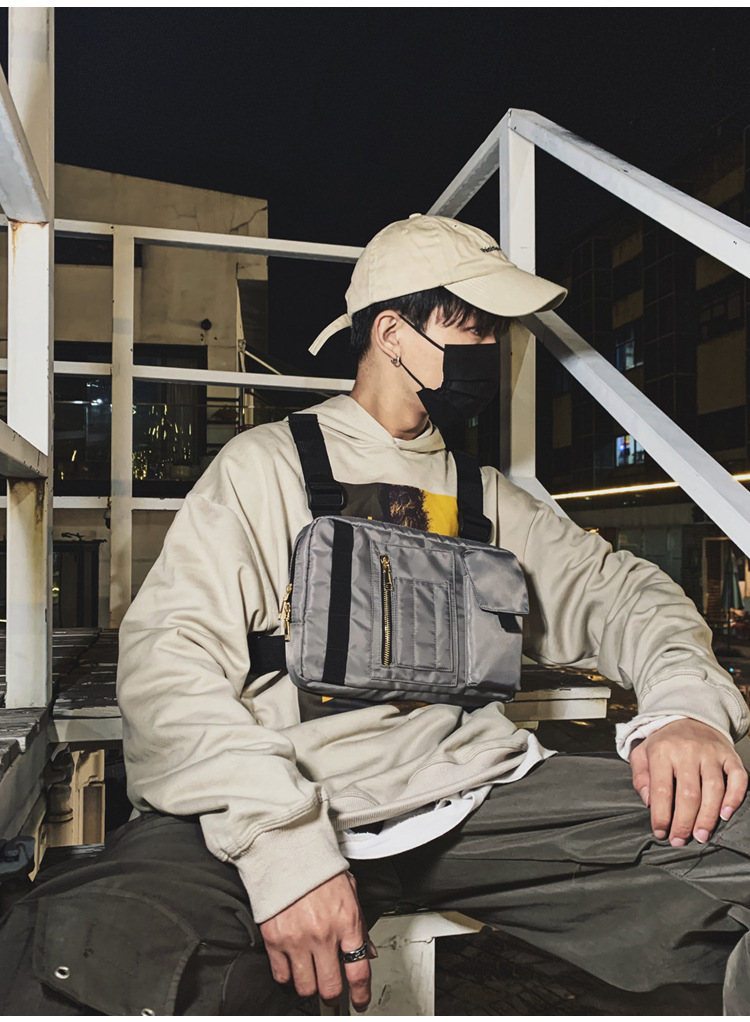 Internet Celebrity Same Style Function Combat Bag Ins Trendy Brand Crossbody Bag Men's Shoulder Multi-Functional Chest Bag Disco Jumping Vest Bag Internet Celebrity Same Style Function Combat Bag Ins Trendy Brand Crossbody Bag Men's Shoulder Multi-Functional Chest Bag Disco Jumping Vest Bag