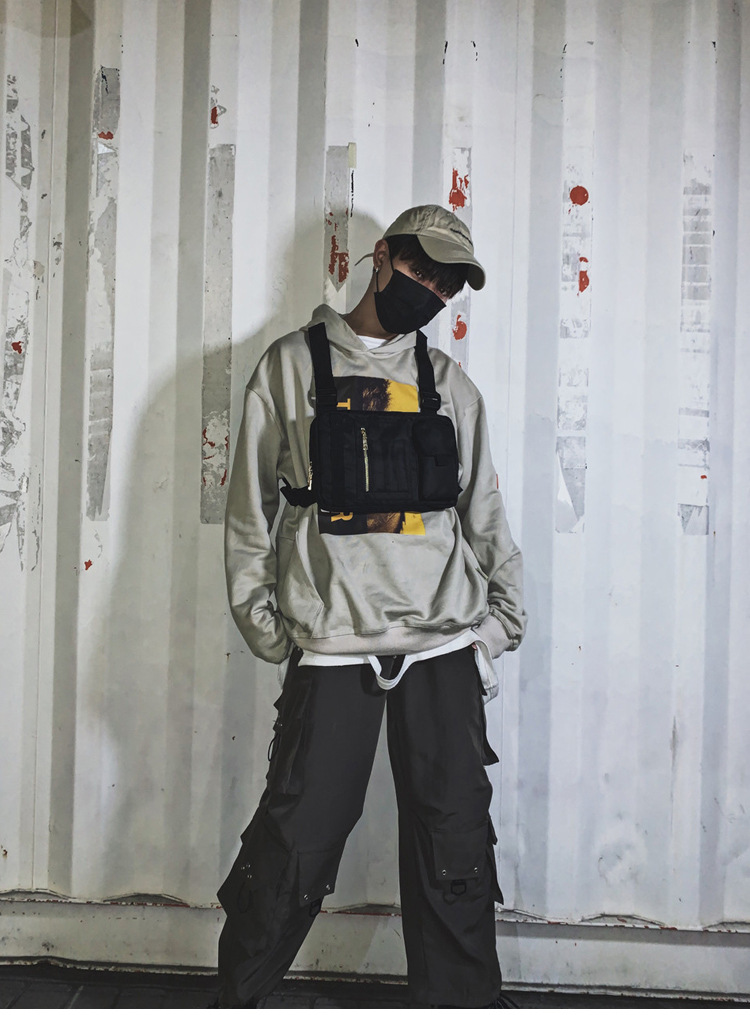 Internet Celebrity Same Style Function Combat Bag Ins Trendy Brand Crossbody Bag Men's Shoulder Multi-Functional Chest Bag Disco Jumping Vest Bag Internet Celebrity Same Style Function Combat Bag Ins Trendy Brand Crossbody Bag Men's Shoulder Multi-Functional Chest Bag Disco Jumping Vest Bag