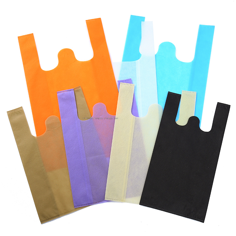 Factory Direct Sales of a Large Number of Spot Supermarket Eco Bag Non-Woven Bag Tote Bag Vest Bag Shopping Bag Factory Direct Sales of a Large Number of Spot Supermarket Eco Bag Non-Woven Bag Tote Bag Vest Bag Shopping Bag
