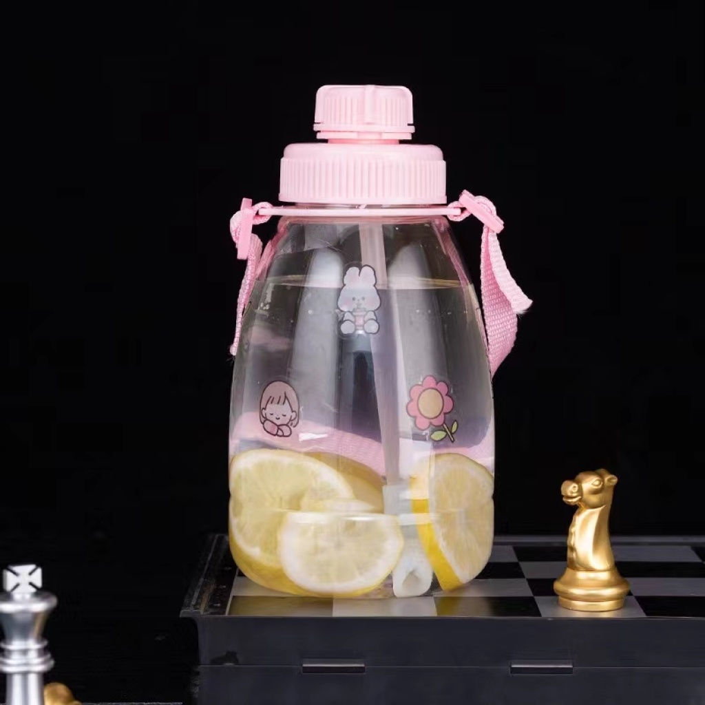 Pudding Cup Super Large Capacity Good-looking Cute with Straw the Bottle of Jug Plastic Toot Cup Big Belly Drinking Cup Children Pudding Cup Super Large Capacity Good-looking Cute with Straw the Bottle of Jug Plastic Toot Cup Big Belly Drinking Cup Children