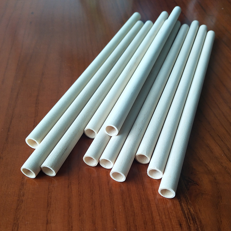 Creative Birch Straw Set Household Adult Wooden Straw Stirring Rod Straight Tube Environmentally Friendly Portable Drinking Straw