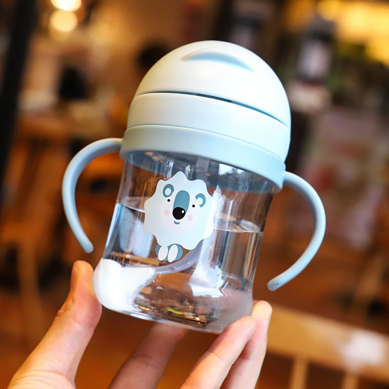 Cups Kindergarten Toddler Drinking Cup NoSpill Cup with Straw DropProof and LeakProof Choke Proof Kettle with Handle