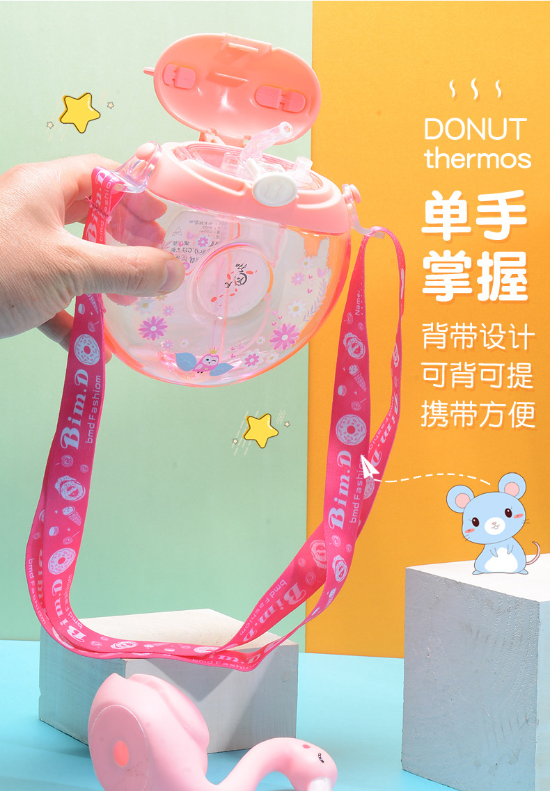 Spray Drinking Straw Cup Trending Cartoon Kindergarten Boys and Girls Baby Elementary School Student Plastic Kettle Spray Drinking Straw Cup Trending Cartoon Kindergarten Boys and Girls Baby Elementary School Student Plastic Kettle