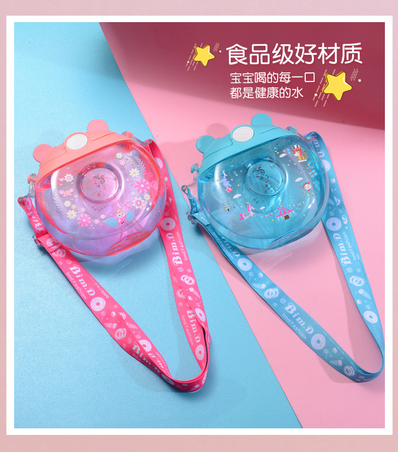 Spray Drinking Straw Cup Trending Cartoon Kindergarten Boys and Girls Baby Elementary School Student Plastic Kettle Spray Drinking Straw Cup Trending Cartoon Kindergarten Boys and Girls Baby Elementary School Student Plastic Kettle