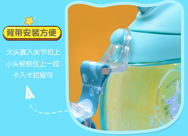 Spray Drinking Straw Cup Trending Cartoon Kindergarten Boys and Girls Baby Elementary School Student Plastic Kettle Spray Drinking Straw Cup Trending Cartoon Kindergarten Boys and Girls Baby Elementary School Student Plastic Kettle