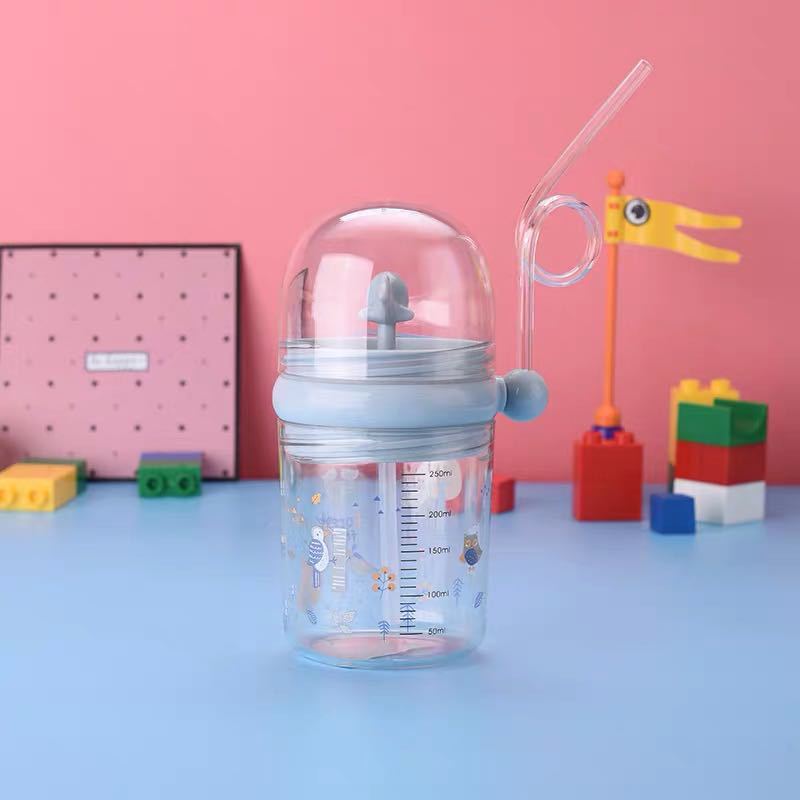Influencer Whale Water Spray Cup Summer Children's Plastic Drinking Straw DropResistant Whale Cup for Toddler Students Influencer Whale Water Spray Cup Summer Children's Plastic Drinking Straw DropResistant Whale Cup for Toddler Students