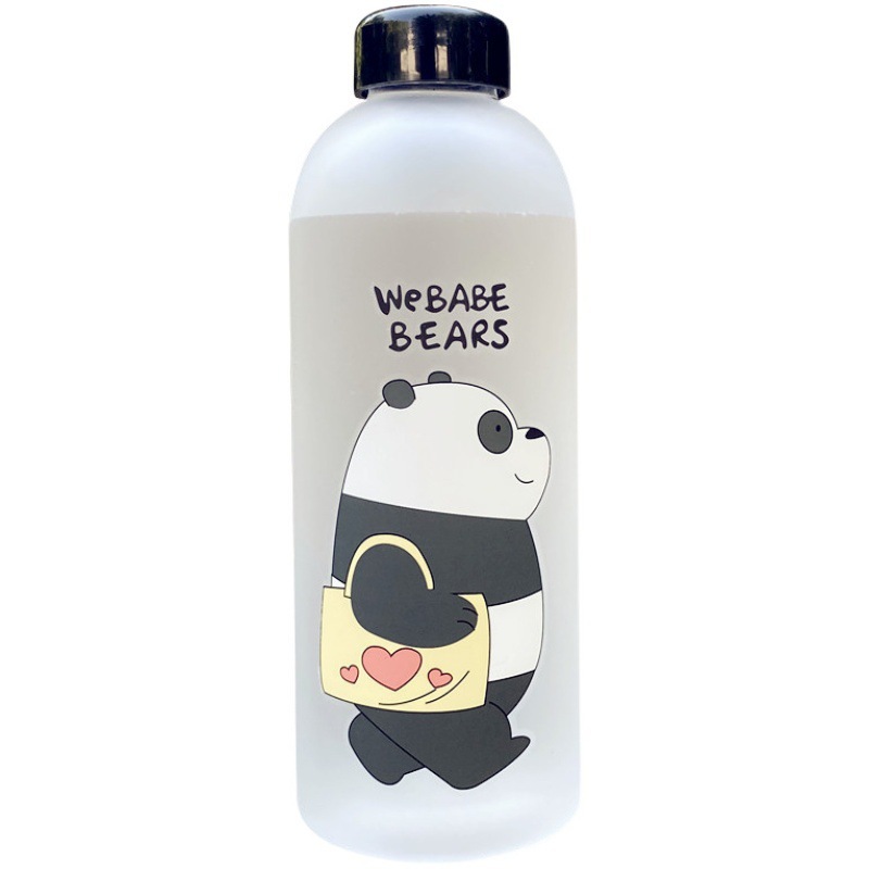 Factory Direct Large Capacity 1000ml Plastic Drinking Straw Unisex Student Korean Cute Cup Ins Portable