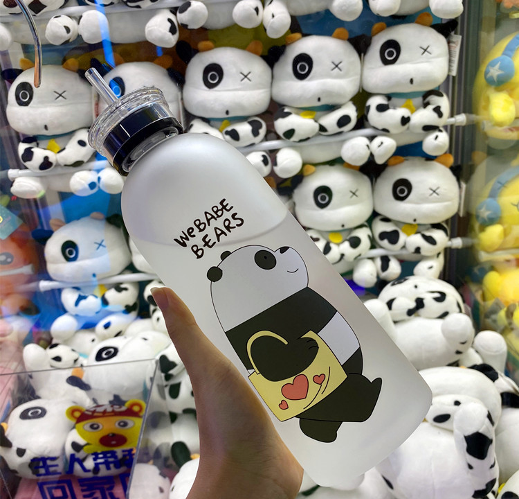 Factory Direct Large Capacity 1000ml Plastic Drinking Straw Unisex Student Korean Cute Cup Ins Portable Factory Direct Large Capacity 1000ml Plastic Drinking Straw Unisex Student Korean Cute Cup Ins Portable