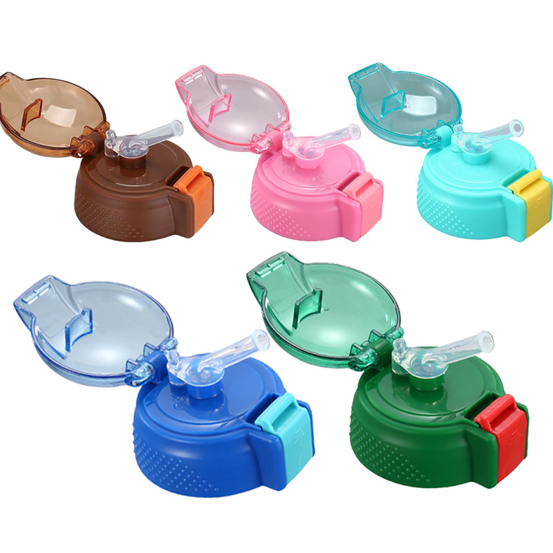  Children&#039;s Thermos Cup Original Accessories Cup Cover Straw Cover Kettle Cover Suction Nozzle Direct Drinking