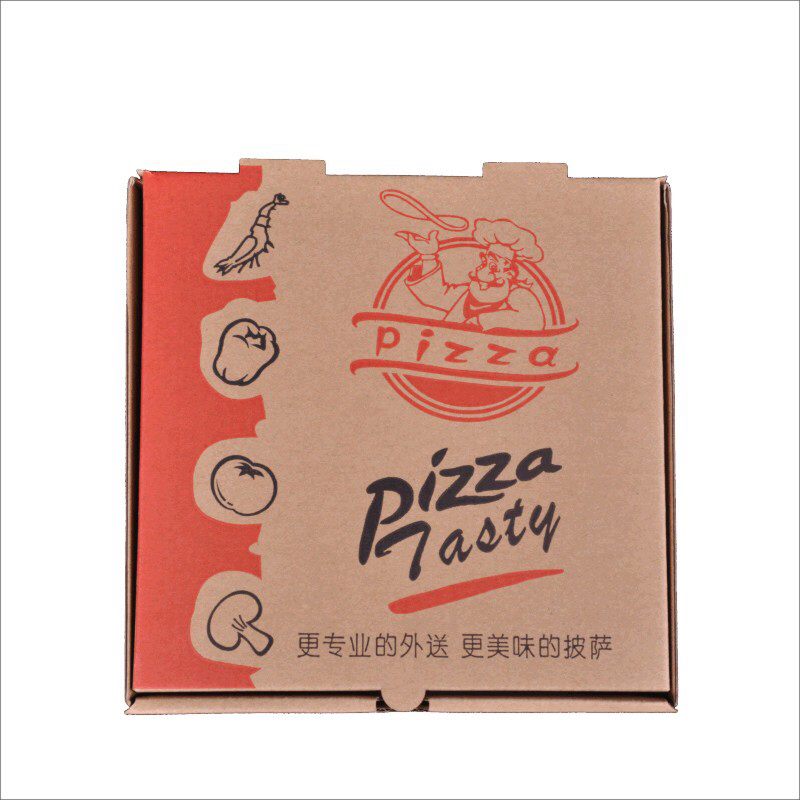Pizza Box Corrugated Pizza Box Folding Box 6/7/9/10/12/14-Inch Takeaway Pizza Box Spot Can Be Customized Pizza Box Corrugated Pizza Box Folding Box 6/7/9/10/12/14-Inch Takeaway Pizza Box Spot Can Be Customized
