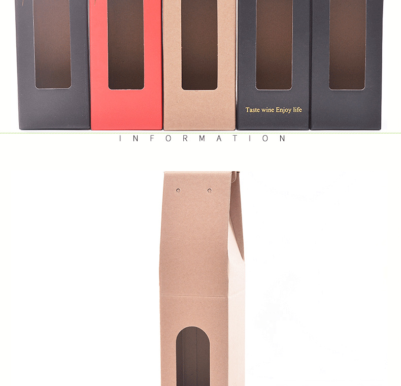 Factory direct sale high-end red wine box gift box double red wine carton custom logo wholesale