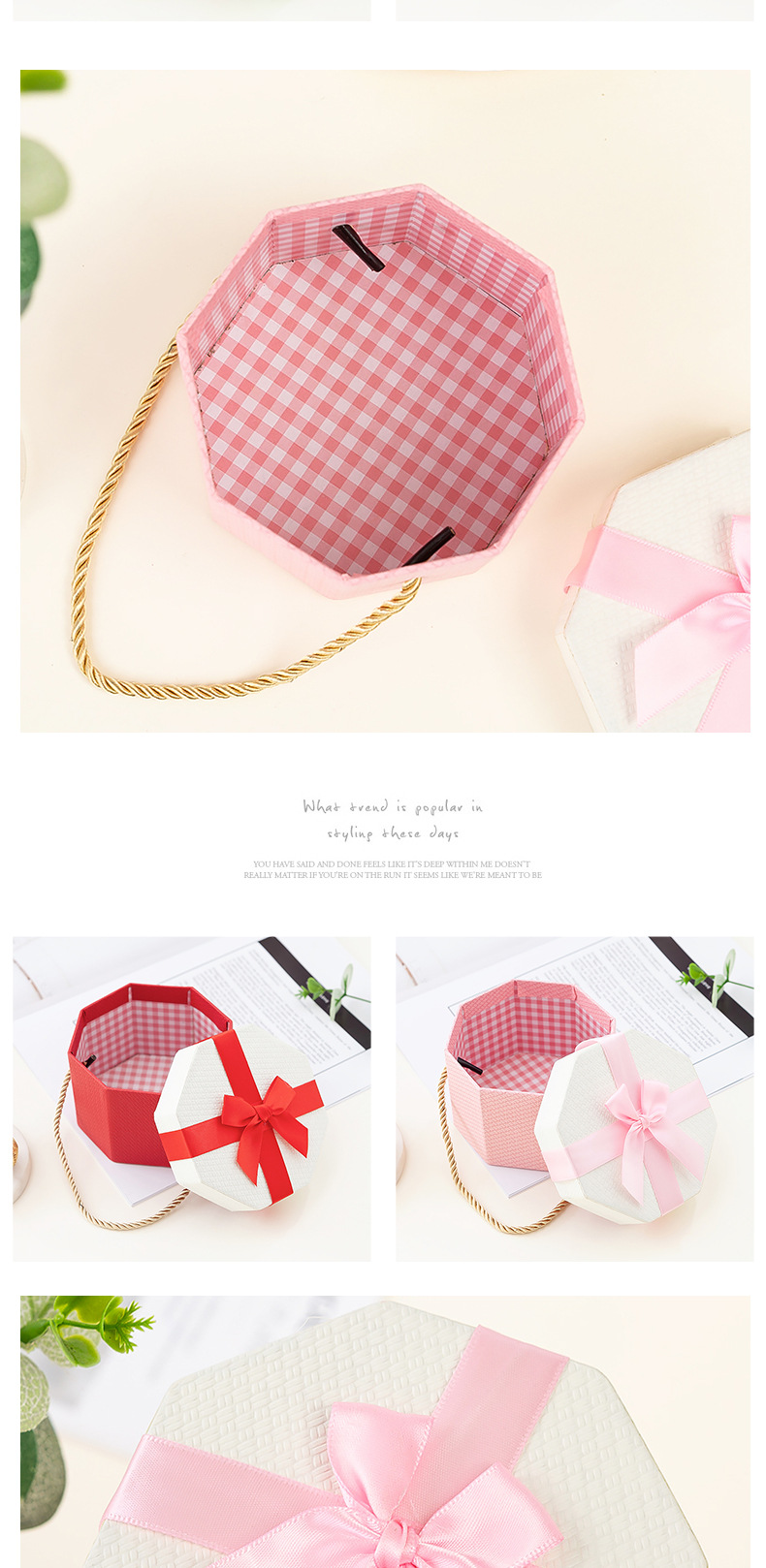 Creative Octagon Box Wedding Gift Apple Box Octagonal Gift Box Lipstick Cup Gift Box in Stock Creative Octagon Box Wedding Gift Apple Box Octagonal Gift Box Lipstick Cup Gift Box in Stock