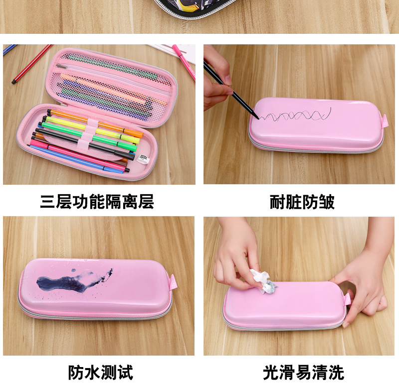 Disney 's new EVA waterproof stationery box Mickey Minnie Princess Pencil case for schoolchildren and children wholesale