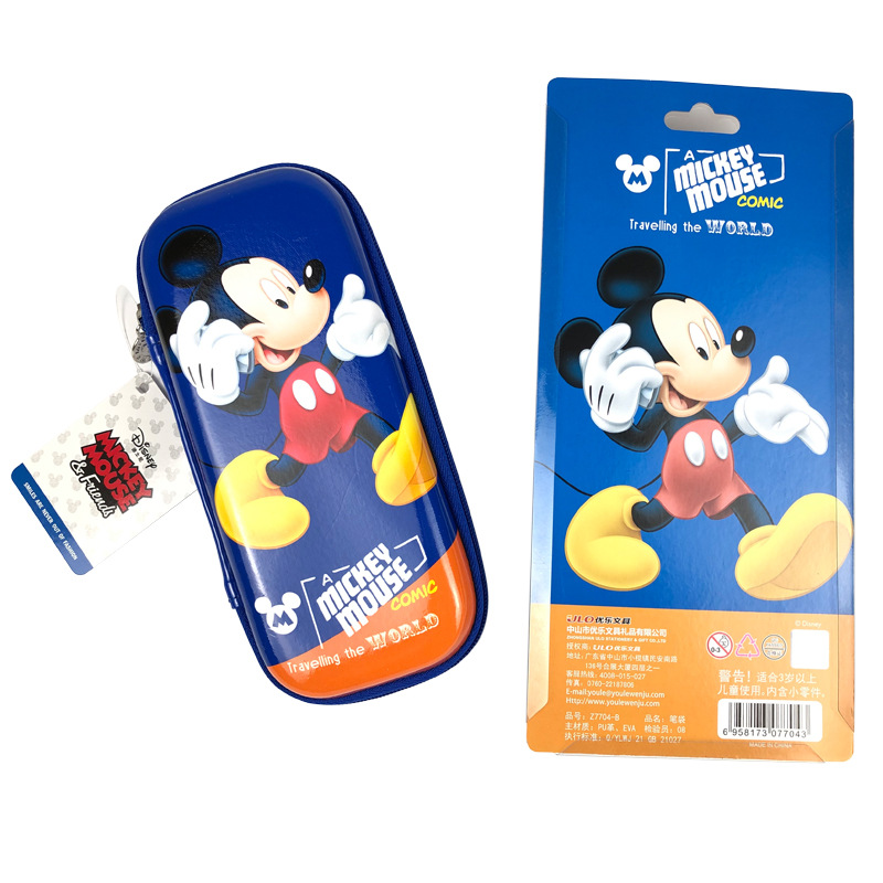 Disney 's new EVA waterproof stationery box Mickey Minnie Princess Pencil case for schoolchildren and children wholesale
