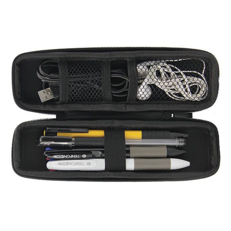 Double Zipper Pencil Case Amazon Eva Multifunctional Stationery Box Storage Bag Children Paintbrush Pencil Box Foreign Trade Pen Bag