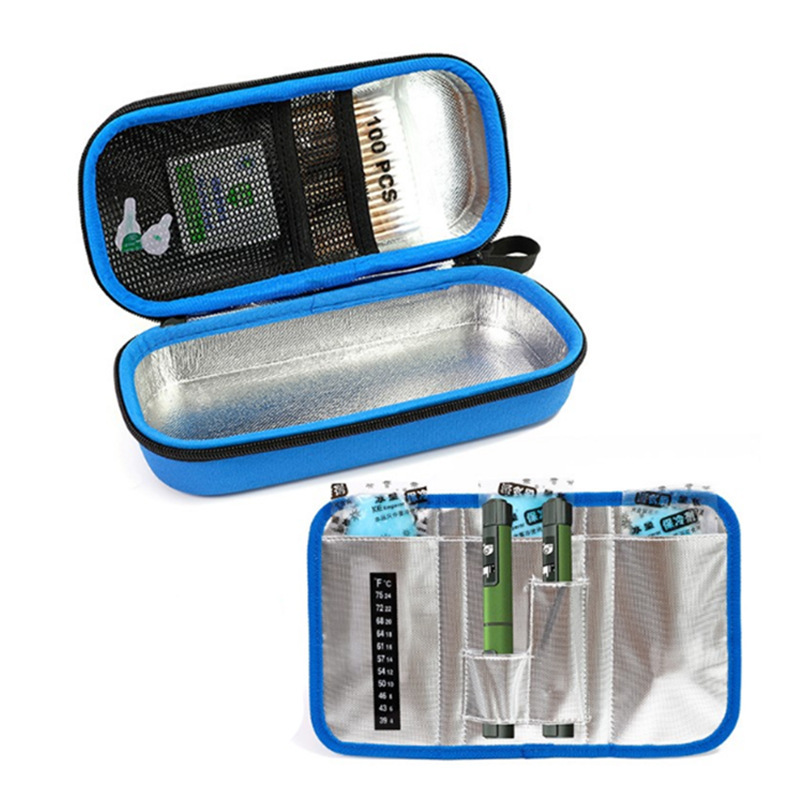 Insulin Frozen Box Outdoor Eva Ice Pack Ice Pack Portable Refrigeration Portable Medicine Small Insulated Bag