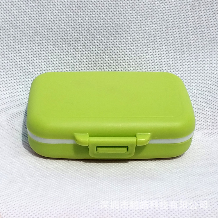 Baby's Milk Teeth Box Green Pp Plastic Box with Eva Ring Lining Teeth Storage Collection House Children's Adult Ceremony