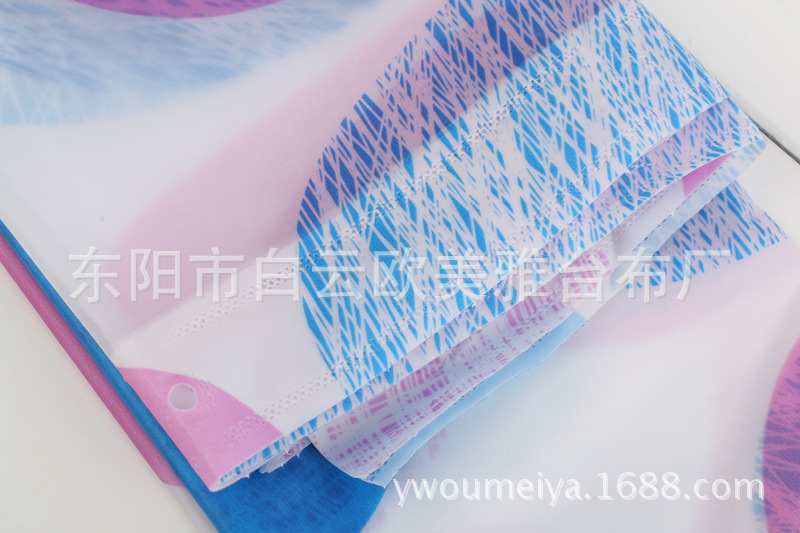 Manufacturer direct sale EVA box shower curtain transparent crystal hook Manufacturer direct sale EVA box shower curtain transparent crystal hook