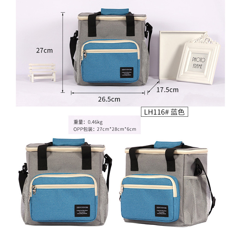 Fashion Cold Insulation Thermal Bag Thickened Lunch Bag Eva Waterproof Ice Pack Lunch Box Bag Lunch Bag Customized