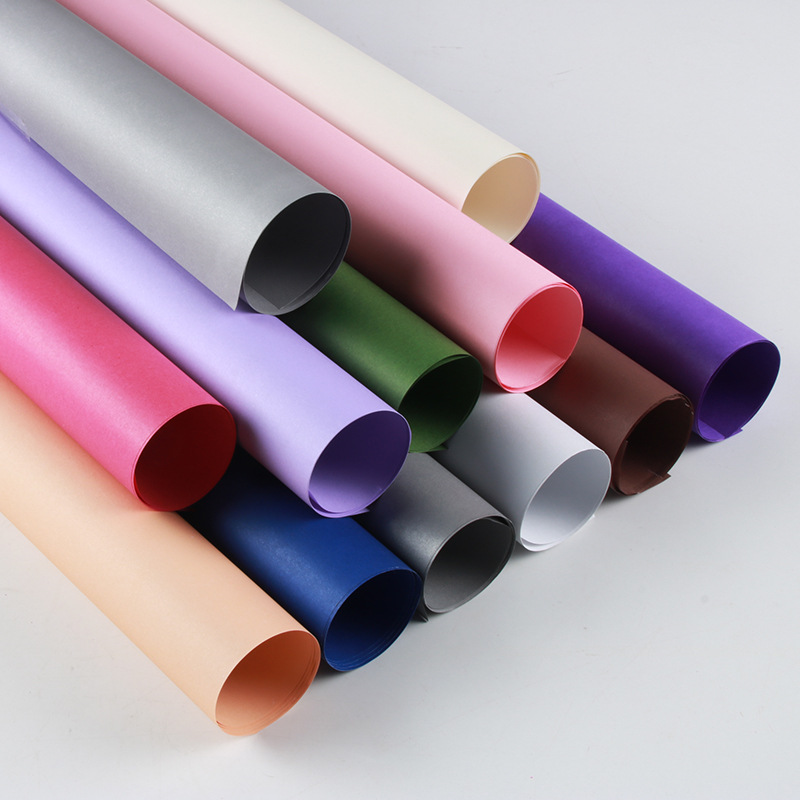 New plain kraft paper thin tissue paper paper vintage gift wrapping paper