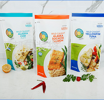 Factory Professional Customized Food Packaging Bag Plastic 3 Side Seal Aluminum Foil Bag Customized