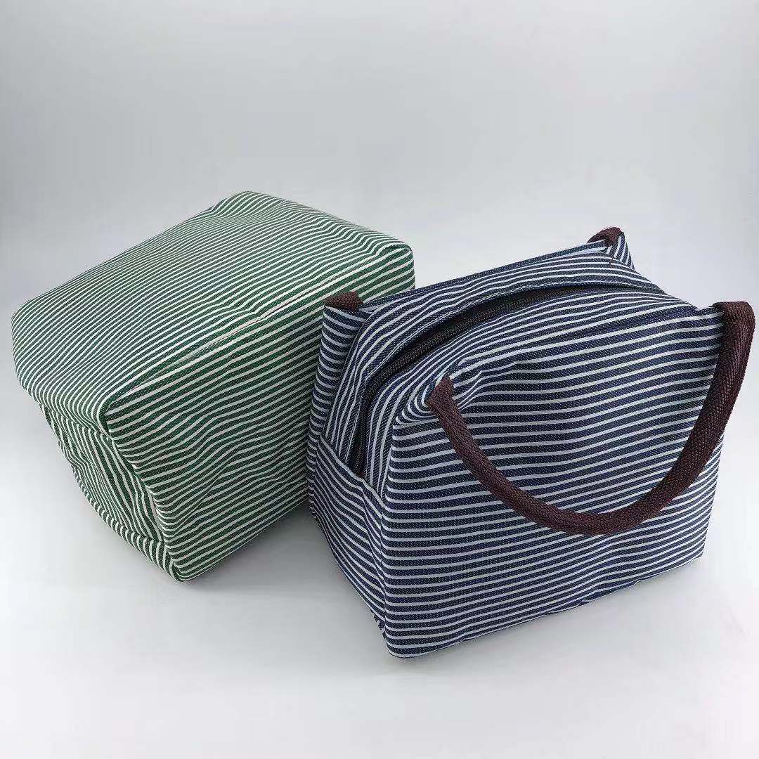 Factory Direct Sales Thick Lunch Box Thermal Bag Portable Aluminum Foil Bag with Rice Hand Bag Student Meal Can Also Be Customized by Sample