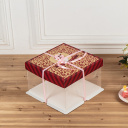 Transparent cake box, gift box, environmental PET box Transparent cake box, gift box, environmental PET box