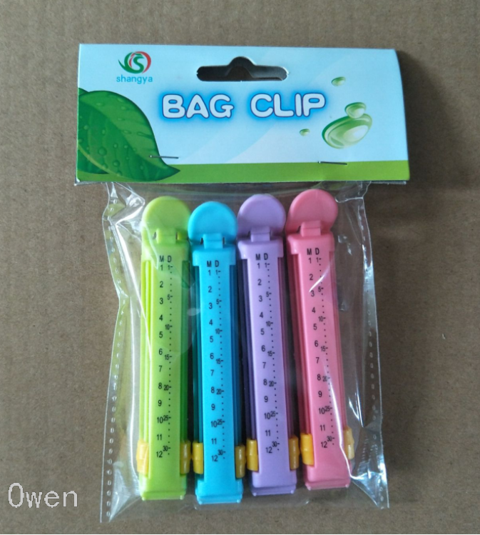 Small Gift Plastic Tea Snack Moisture-Proof Sealing Clip Food Bag Sealing Clip