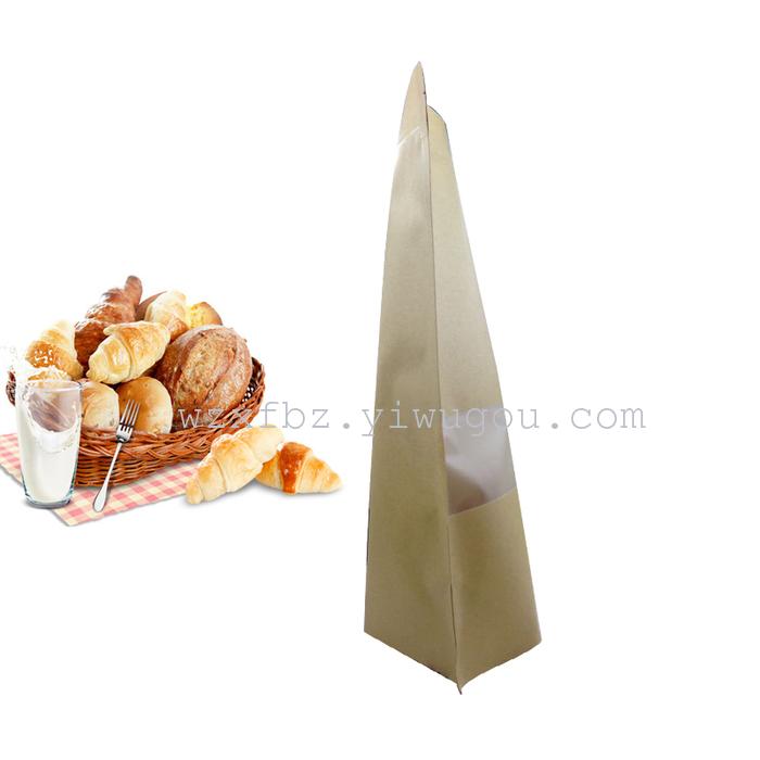 Kraft Paper Window Independent Packaging and Self-Sealed Bag Stand-up Punch Zippered Food Bag