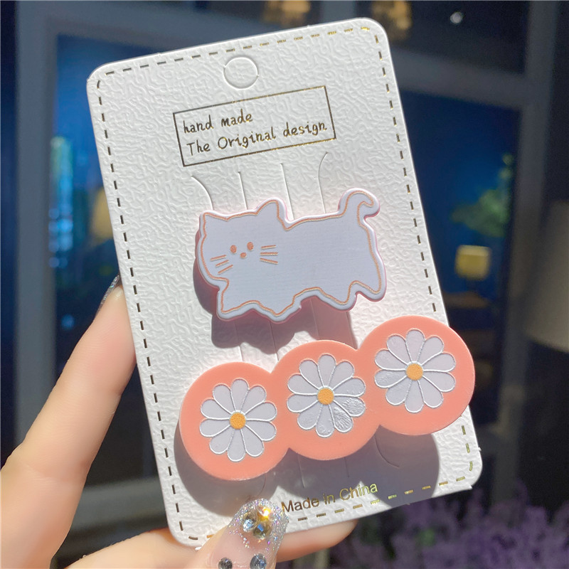 Girls' Cartoon Animal Clip Hairware Baby Broken Hair Hairpin Children's Summer Hair Accessories Barrettes Card Female Girls' Cartoon Animal Clip Hairware Baby Broken Hair Hairpin Children's Summer Hair Accessories Barrettes Card Female