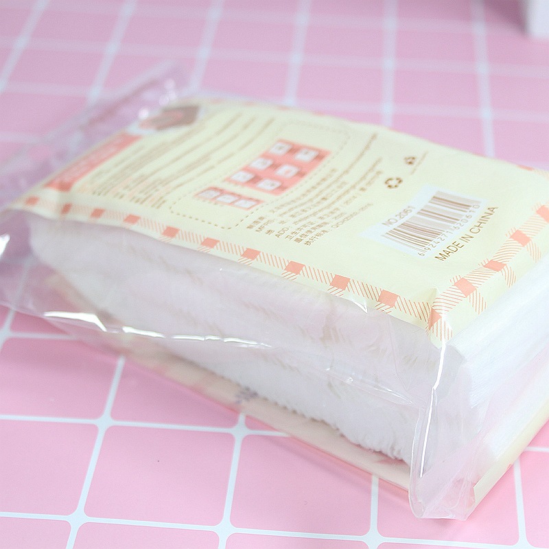 Disposable Cotton Puff Bags Portable Cleansing NonWoven Cleansing Cotton Wet Compressing Makeup Cotton Cotton Puff