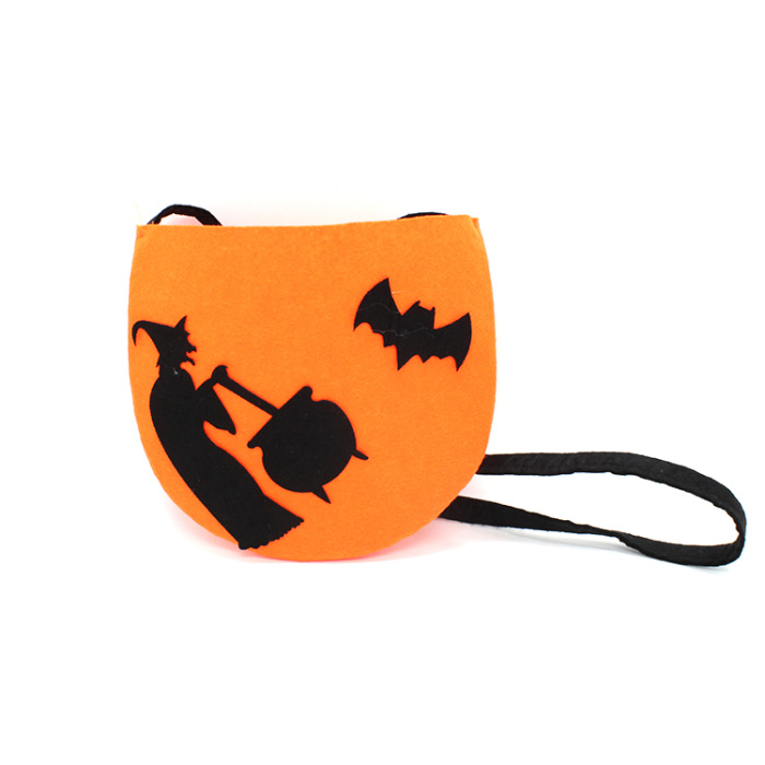 Handbag decorated for Halloween Pumpkin props nonwoven goodie bags for children gift bag bags decorate dress up