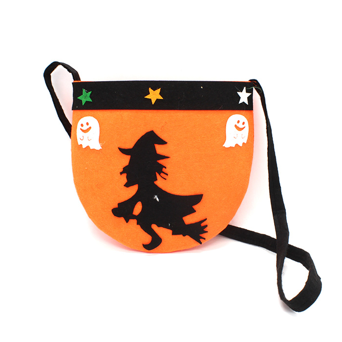 Handbag decorated for Halloween Pumpkin props nonwoven goodie bags for children gift bag bags decorate dress up