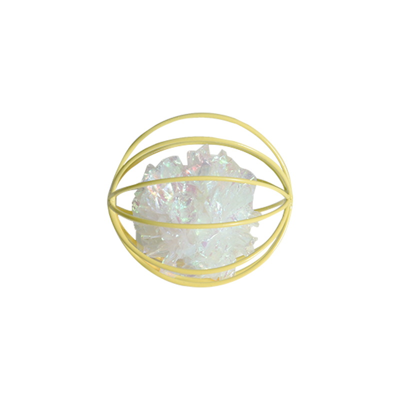 Pet Cat Toy Color Funny Cat Prisoner&#039;s Cage Ringing Paper Ball Yizhi Sound Paper Ball Laser Film Interactive Bite Toy Wholesale
