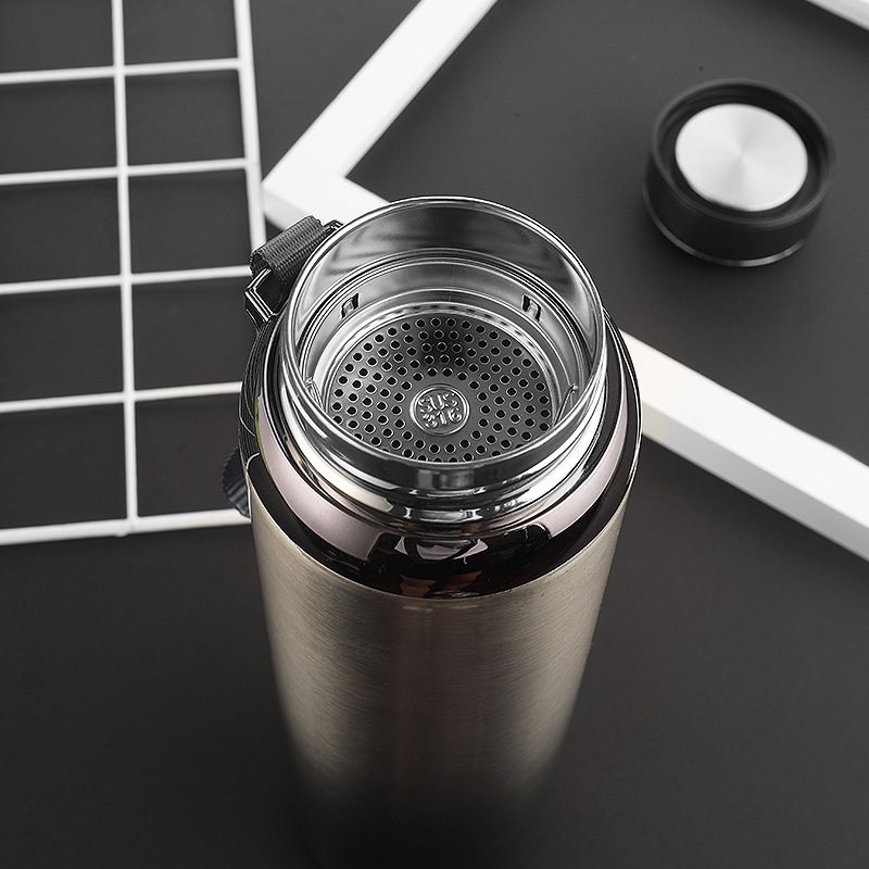 New 316 Stainless Steel Large Capacity Thermos Outdoor Portable with Rope Handle Thermal Insulation Travel Pot New 316 Stainless Steel Large Capacity Thermos Outdoor Portable with Rope Handle Thermal Insulation Travel Pot
