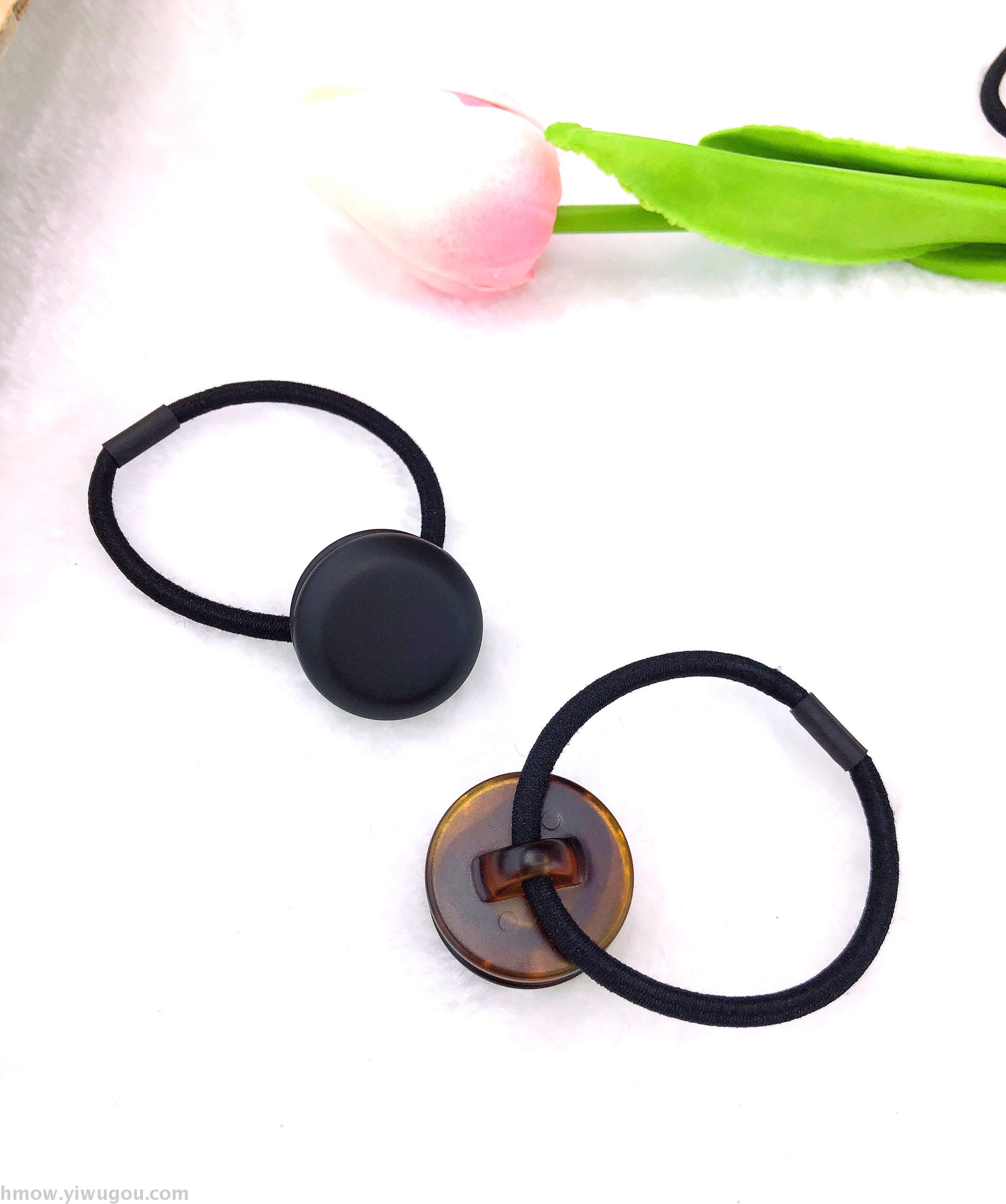 South Korea Hot style place Stall Hair Hoop Three layer Sandwich cake Set diamond high-grade rubber band ball hair rope hair ring