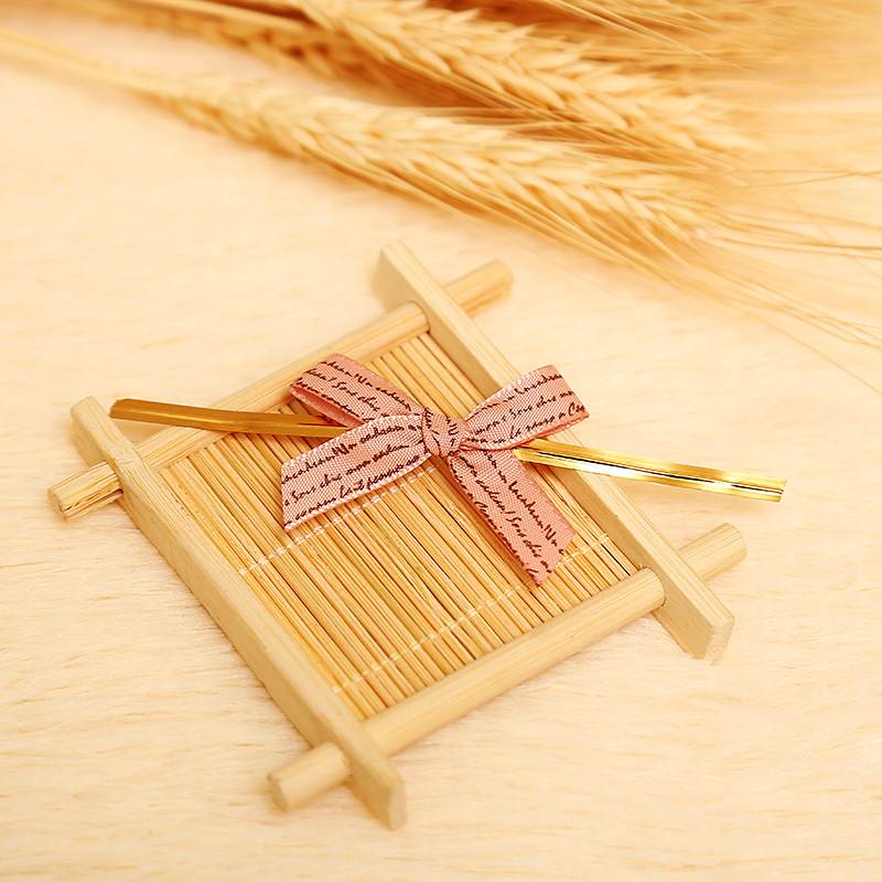 Butterfly ligature silk tie rope 8CM cake bread cookie cake chocolate candy cranberry cookie seal zap