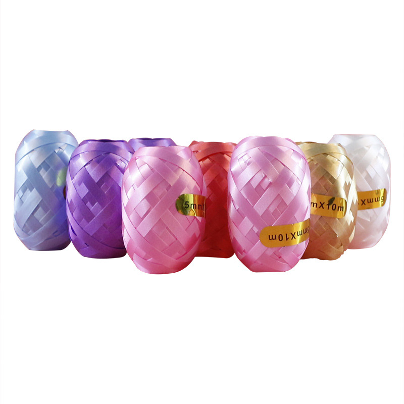 Factory Wholesale Balloon Olive Ribbon Birthday Party Balloon Ribbon Rope Ribbon Gift Cake Box Decoration