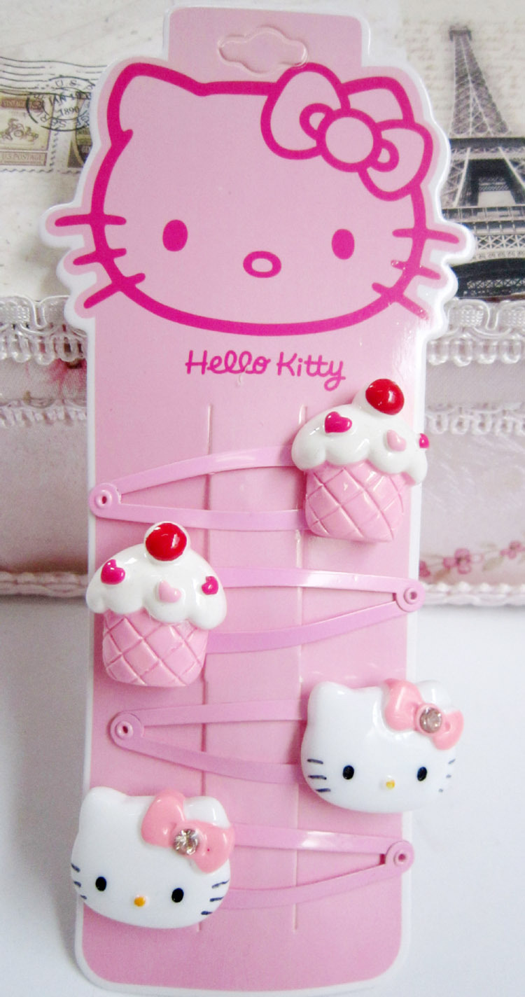 Hello Kitty Barrettes Hair Rope Cute Cake Flower Accessories Hello Kitty Headdress Baby Rubber Band Hello Kitty Barrettes Hair Rope Cute Cake Flower Accessories Hello Kitty Headdress Baby Rubber Band