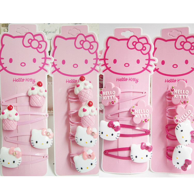 Hello Kitty Barrettes Hair Rope Cute Cake Flower Accessories Hello Kitty Headdress Baby Rubber Band Hello Kitty Barrettes Hair Rope Cute Cake Flower Accessories Hello Kitty Headdress Baby Rubber Band