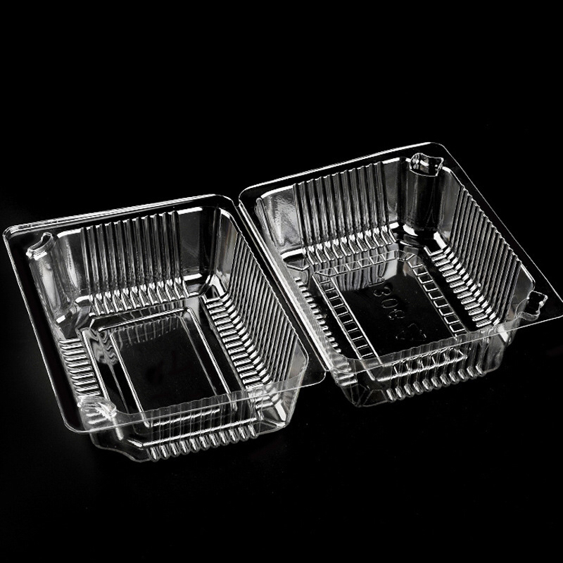 Plastic Cake Box J306 Blister Cake Hamburger Box Transparent Blister Packaging Disposable to-Go Box