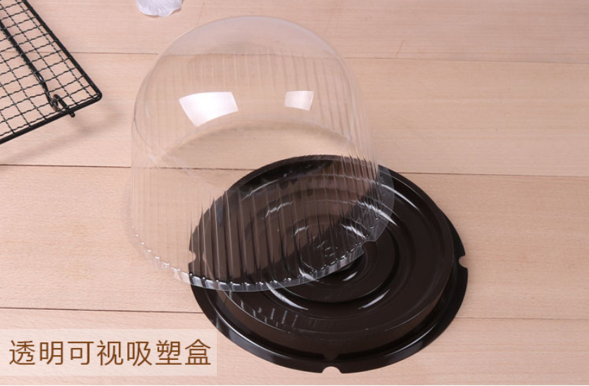 6 \&#034;round brown baking pastry box pastry box Children&#039;s cake box blister packaging box