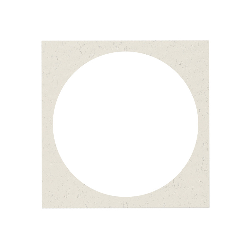 Chinese Rice Paper Cardboard Only for Traditional Chinese Painting Half-Sized Xuan Paper round Cardboard Mounting Fan-Shaped Square Blank Lens Soft Paperboard
