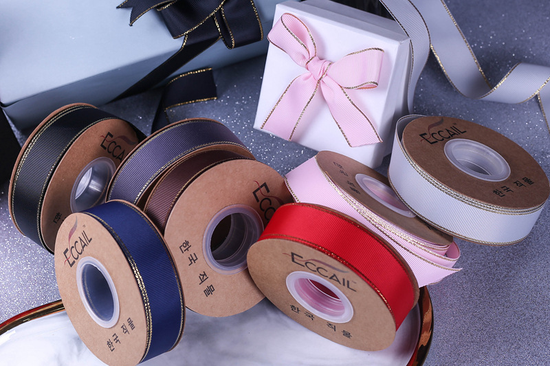 Golden Edge Thread Polyester Belt DIY Bow Hair Accessories Bouquet Cake Gift Box Packing Ribbon Clothing Accessories Ribbon Golden Edge Thread Polyester Belt DIY Bow Hair Accessories Bouquet Cake Gift Box Packing Ribbon Clothing Accessories Ribbon